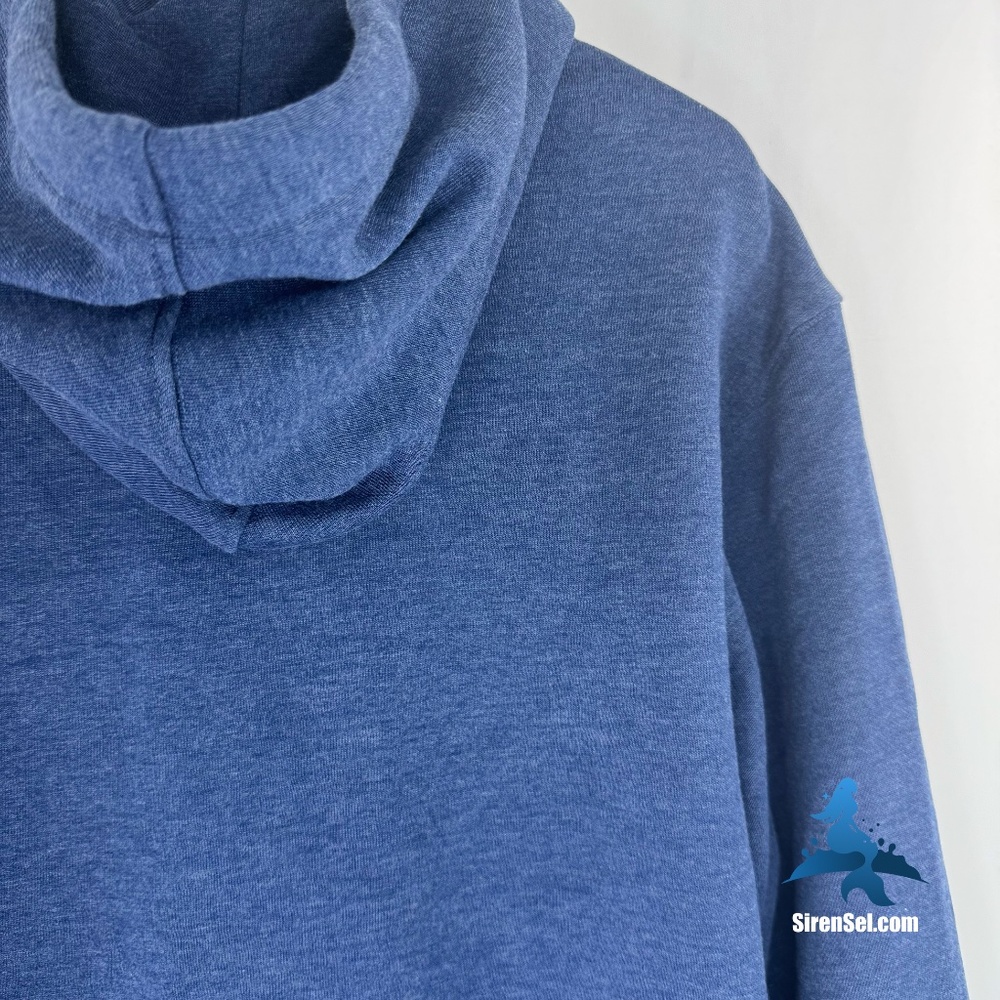 1236 U.S. Polo Assn. Full-Zip Hoodie – Size L – Heather Blue - Picture 10 of 15